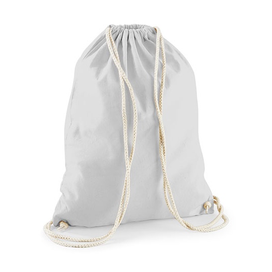 Worek na Sznurkach Bawelniany WM110 - Light Grey