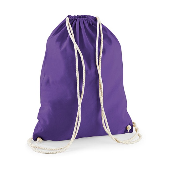 Worek na Sznurkach Bawelniany WM110 - Purple