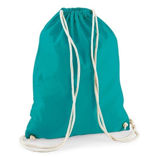 Worek na Sznurkach Bawelniany WM110 - Emerald