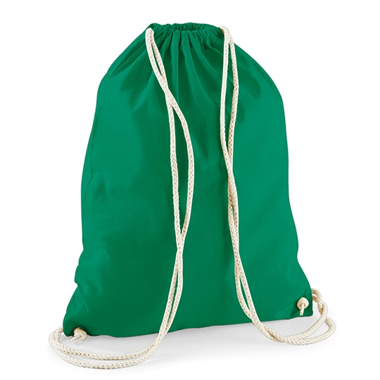 Worek na Sznurkach Bawelniany WM110 - Kelly Green