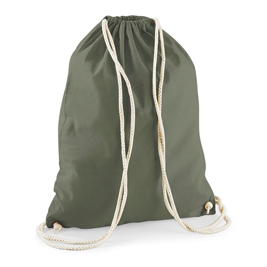 Worek na Sznurkach Bawelniany WM110 - Olive Green