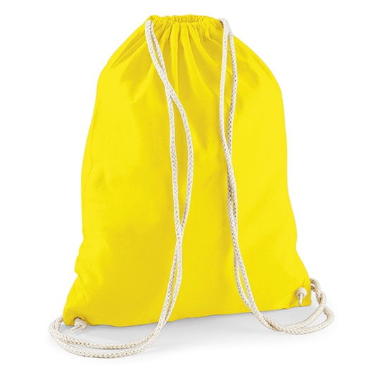 Worek na Sznurkach Bawelniany WM110 - Yellow