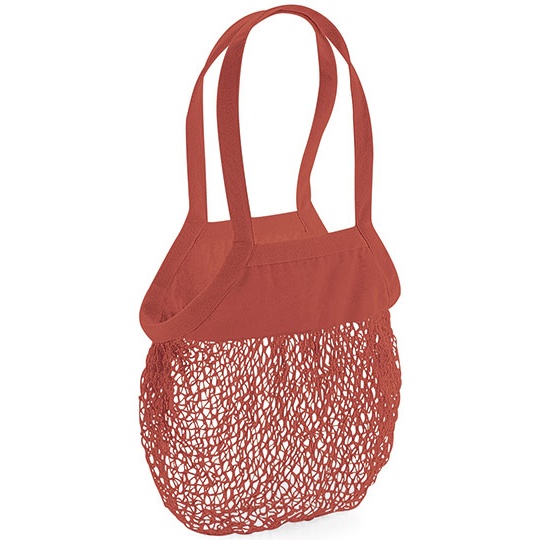 Torba Siatkowa Bawelna Organiczna WM150 - Orange Rust