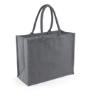 Torba jutowa z bawełnianymi uchwytami WM407 - Graphite Grey