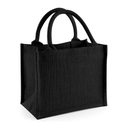 Torba Prezentowa Mini Juta Laminowana WM412 - Black & Black