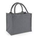 Torba Prezentowa Mini Juta Laminowana WM412 - Graphite Grey & Graphite Grey