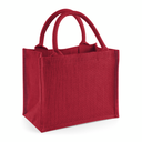 Torba Prezentowa Mini Juta Laminowana WM412 - Red & Red