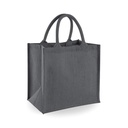 Torba Midi Jutowa Laminowana WM413 - Graphite Grey & Graphite Grey