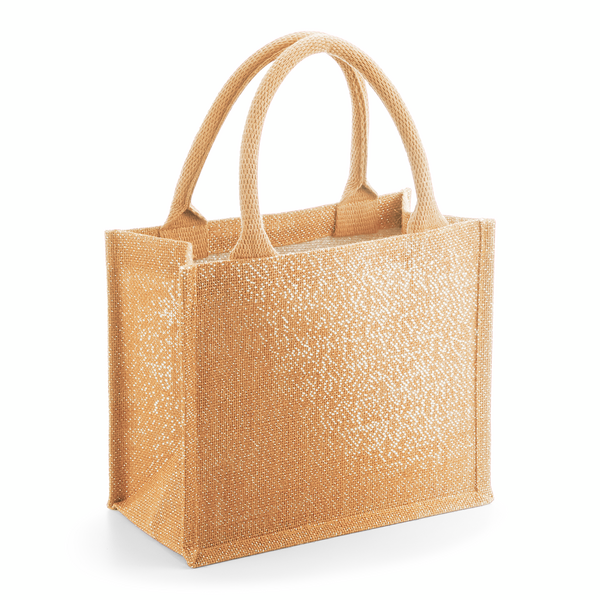 Mala torba z Juty z uchwytami WM431 - Natural Gold