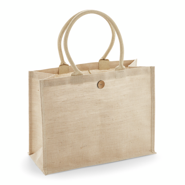 Torba zakupowa z juty i bawelny WM447 - Natural