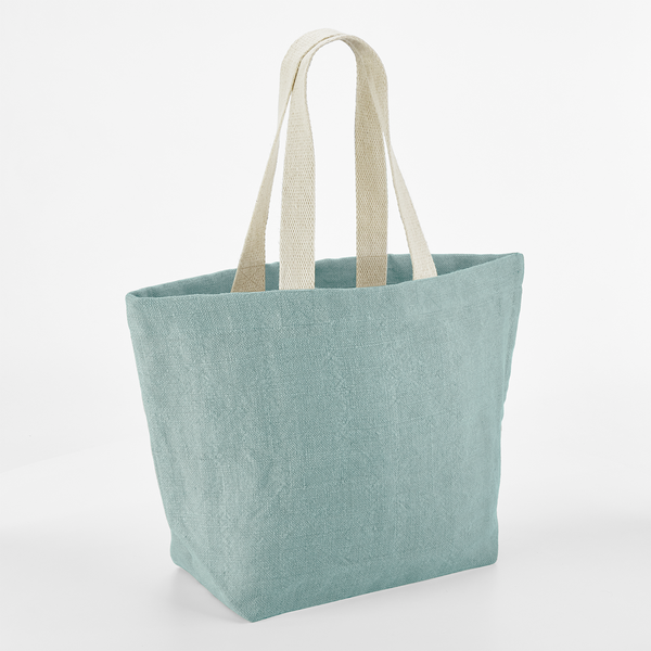 Torba Plazowa Juta Sprana WM466 - Duck Egg Blue