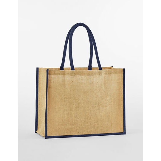 Torba Jutowa Nielaminowana WM470 - Natural & Navy