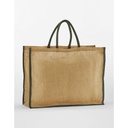 Torba Na Zakupy Juta WM475 - Natural & Olive Green