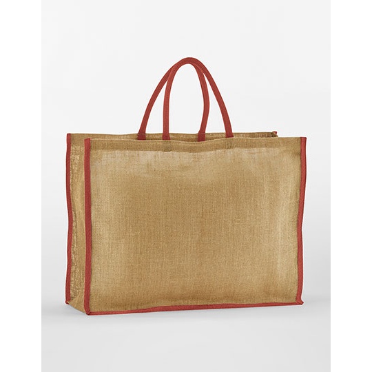 Torba Na Zakupy Juta WM475 - Natural & Orange Rust