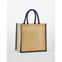 Torba Mini Prezentowa Juta WM477 - Natural & Navy