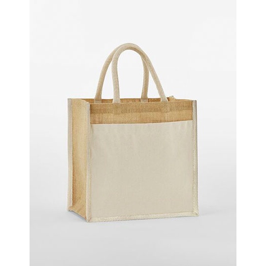 Torba Zakupowa Juta Bawelna WM483 - Natural