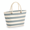 Torba Plazowa Bawelniana Plocienna WM680 - Natural & Grey