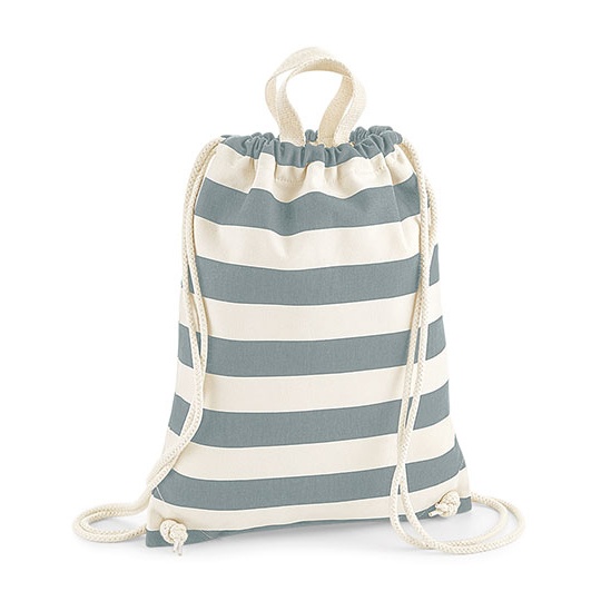 Worek bawełniany WM686 - Natural & Grey