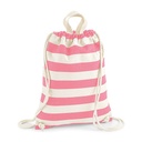 Worek Bawelniany Plocienny WM686 - Natural & Pink
