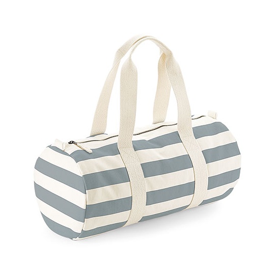 Torba Zeglarska Bawelniana Plocienna WM688 - Natural & Grey