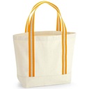 Torba Płócienna Bawełna Ekologiczna WM690 - Natural & Amber