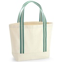 Torba Plocienna Bawelna Ekologiczna WM690 - Natural & Sage Green