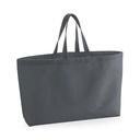 Torba Bardzo Duza Plocienna Bawelniana WM696 - Graphite Grey