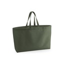 Torba Bardzo Duza Plocienna Bawelniana WM696 - Olive Green