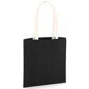 Torba Klasyczna Bawelniana Organiczna WM801C - Black & Natural
