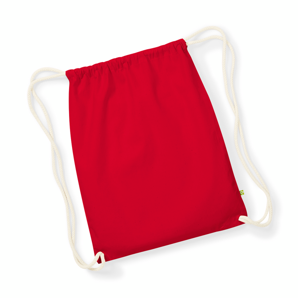 Plecak Worek Bawelniany Organiczny WM810 - Classic Red