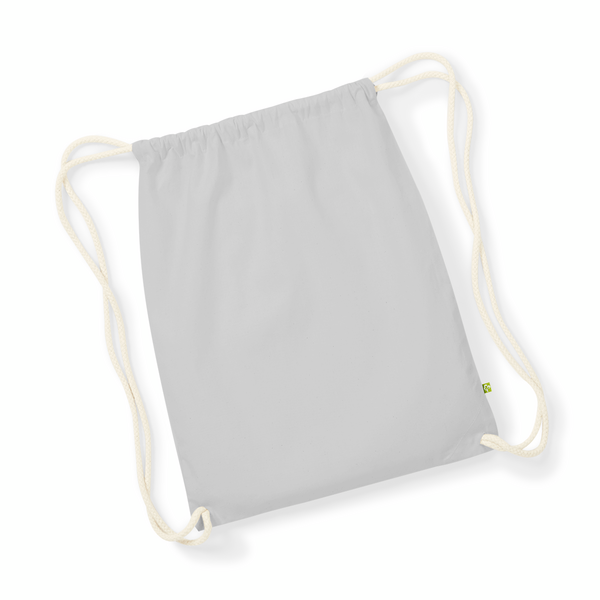 Plecak Worek Bawełniany Organiczny WM810 - Light Grey
