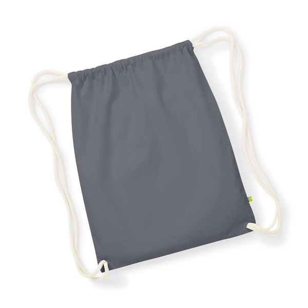 Plecak Worek Bawełniany Organiczny WM810 - Graphite Grey