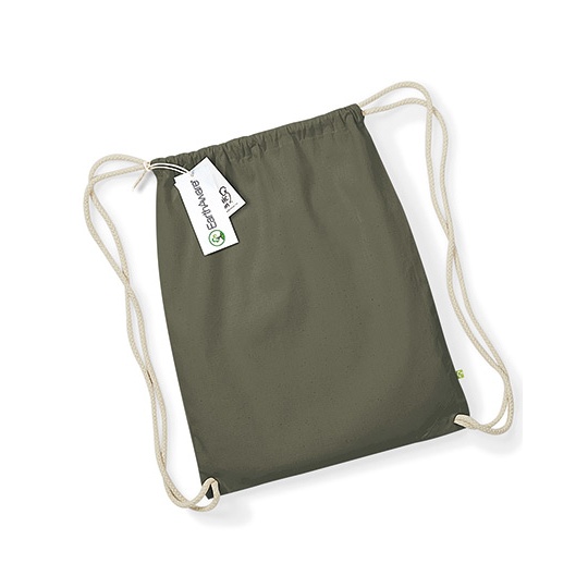 Plecak Worek Bawełniany Organiczny WM810 - Olive Green