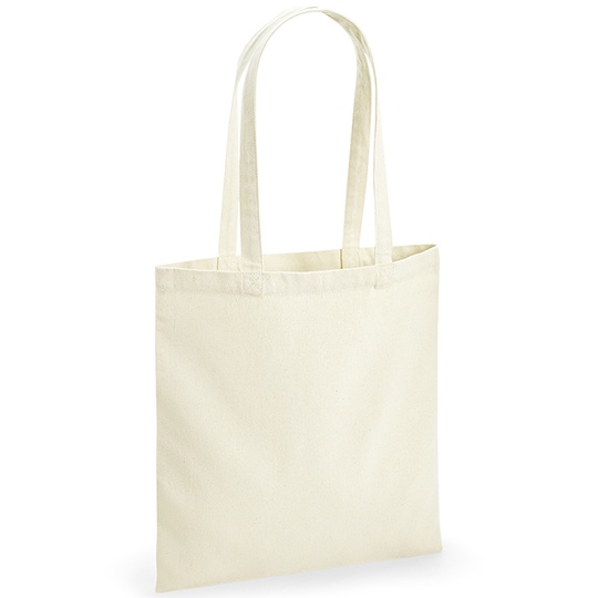 Torba Klasyczna Bawełna Recykling Poliester Recykling WM961 - Natural