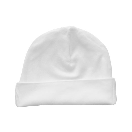 Czapeczka Niemowleca Bawelna Organiczna X10001 - White