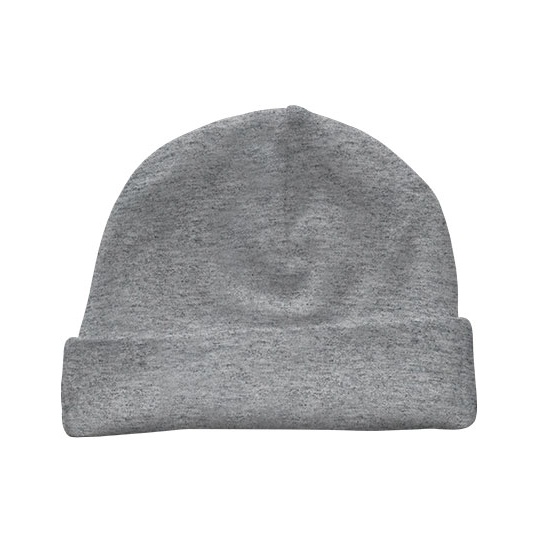 Czapeczka Niemowleca Bawelna Organiczna X10001 - Heather Grey