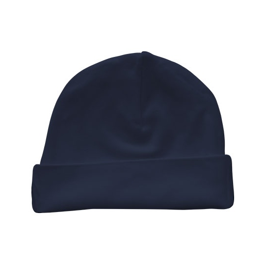 Czapeczka Niemowleca Bawelna Organiczna X10001 - Navy