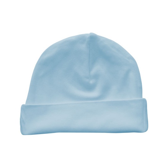 Czapeczka Niemowleca Bawelna Organiczna X10001 - Powder Blue
