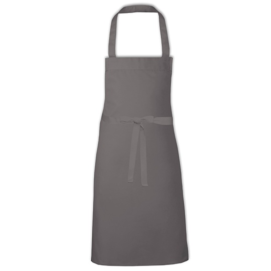 Bawelniany fartuch kuchenny X1008 - Dark Grey (ca. Pantone 431)