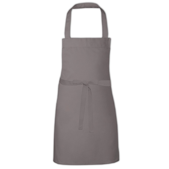 Fartuch Dzieciecy Bawelniany Dekatyzowany X1009 - Dark Grey (ca. Pantone 431)