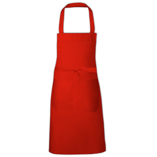 Fartuch Standardowy Bawelniany Dekatyzowany X1012 - Red (ca. Pantone 200)