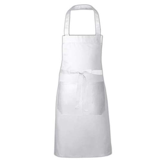 Fartuch Standardowy Bawelniany Dekatyzowany X1012 - White