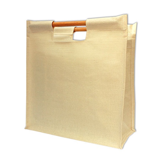 Torba zakupowa Jutowa z bambusowymi uchwytami X1050 - Natural