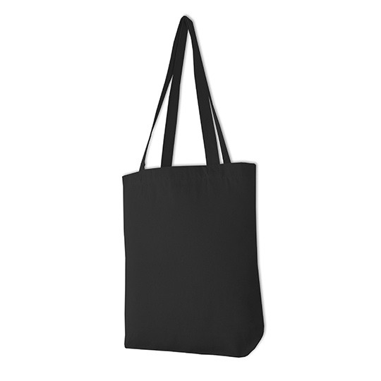 Torba Bawelniana z Dlugimi Uchami X1051 - Black