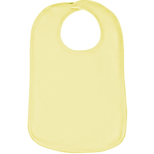 Śliniak Dwuwarstwowy Bawełniany X11001 - Pastel Yellow