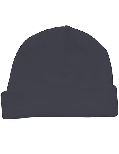 Czapka Niemowleca Bawelna Organiczna Interlock X944 - Navy
