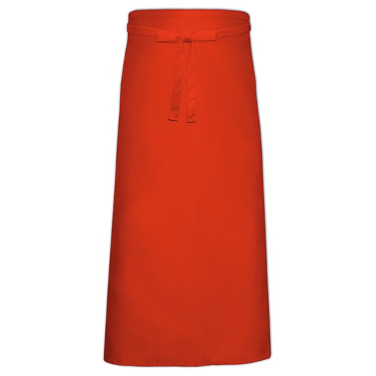 Fartuch Klasyczny Dlugi Splot Diagonalny X961 - Red