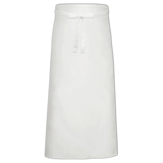 Fartuch Klasyczny Dlugi Splot Diagonalny X961 - White