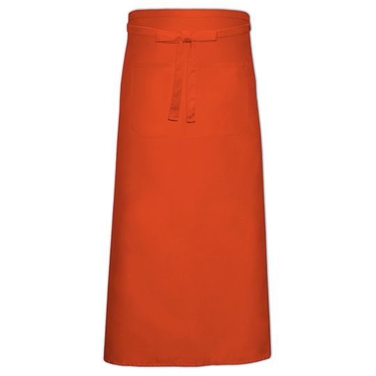 Fartuch Klasyczny Dekatyzowany Latwa Pielegnacja X961T - Orange