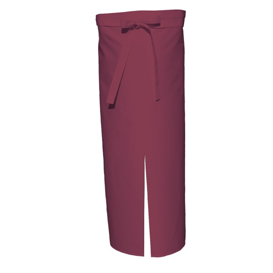 Fartuch Bistro Diagonalny X962 - Bordeaux